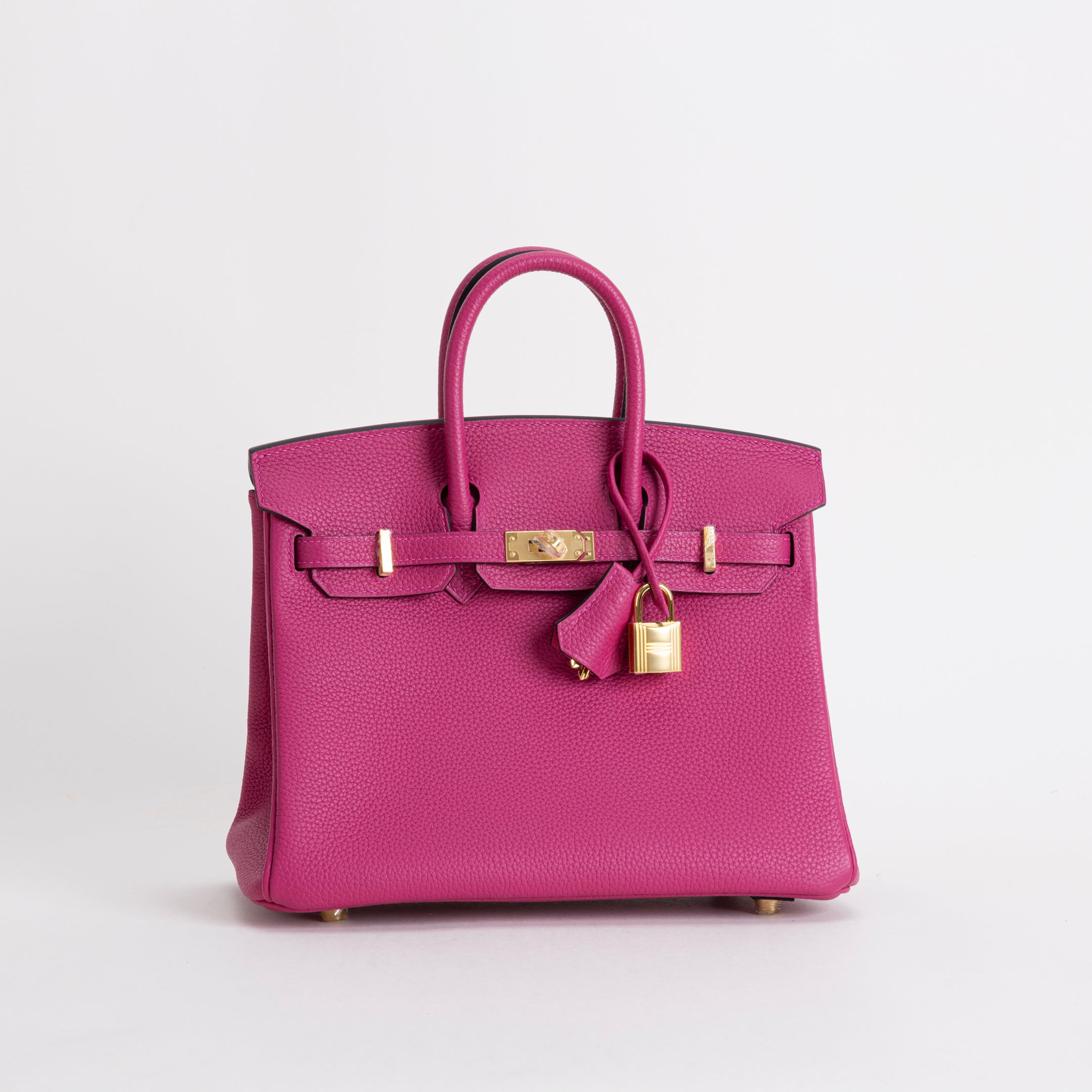 BIRKIN 25 TOGO LEATHER ROSE FUCHSIA WITH GOLD HARDWARE (GHW)