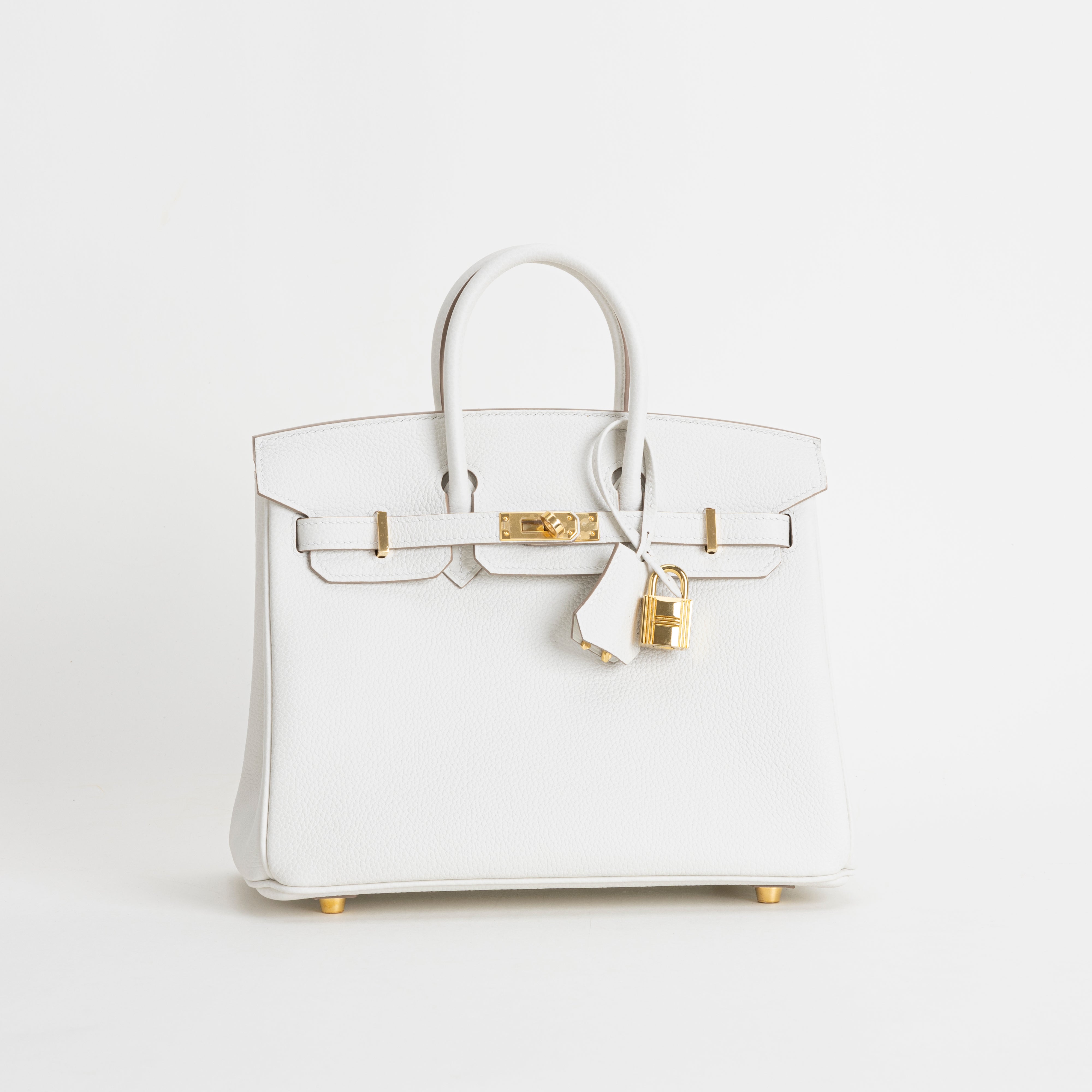 BIRKIN 25 TOGO LEATHER BLANC WITH GOLD HARDWARE (GHW) (Copy)