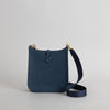 MINI EVELYNE (TPM) CLEMENCE LEATHER BLEU SAPHIRE WITH GOLD HARDWARE (GHW)