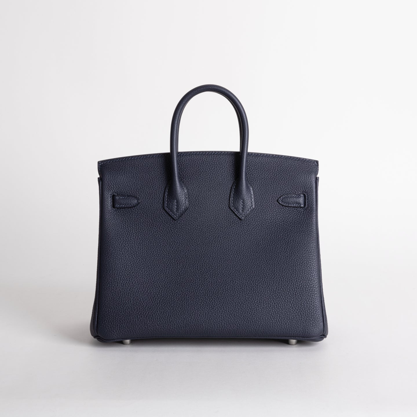 BIRKIN 25 TOGO LEATHER BLEU NUIT WITH PALLADIUM HARDWARE (PHW)