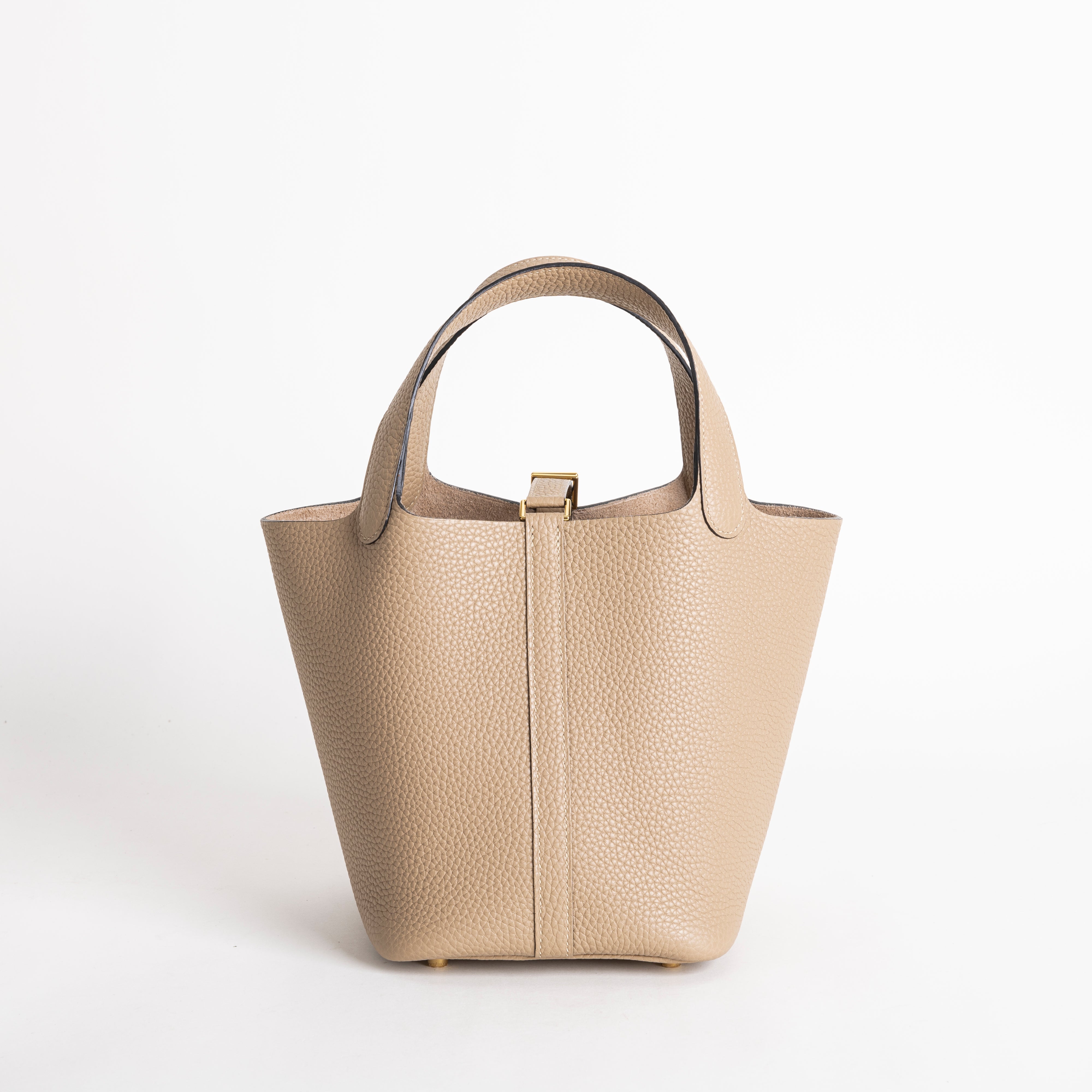PICOTIN 18 LOCK CLEMENCE LEATHER TRENCH TAURILLON WITH GOLD HARDWARE (GHW)
