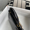 KELLY 25 SHINY (LISSE) PROSUS CROCODILE LEATHER NOIR (BLACK) WITH GOLD HARDWARE (GHW)