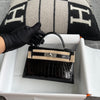 MINI KELLY II (20) SHINY (LISSE) MISSISSIPPIENSIS ALLIGATOR LEATHER NOIR (BLACK) WITH PALLADIUM HARDWARE (PHW)