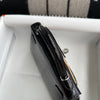 MINI KELLY II (20) SHINY (LISSE) MISSISSIPPIENSIS ALLIGATOR LEATHER NOIR (BLACK) WITH PALLADIUM HARDWARE (PHW)
