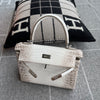 KELLY 25 NILOTICUS CROCODILE (MATTE) LEATHER HIMALAYA WITH PALLADIUM HARDWARE (PHW)
