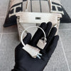 KELLY 25 NILOTICUS CROCODILE (MATTE) LEATHER HIMALAYA WITH PALLADIUM HARDWARE (PHW)