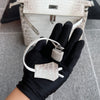 KELLY 25 NILOTICUS CROCODILE (MATTE) LEATHER HIMALAYA WITH PALLADIUM HARDWARE (PHW)