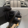 KELLY 25 LIZARD LEATHER NOIR (BLACK) WITH GOLD HARDWARE (GHW)