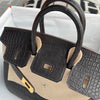 BIRKIN 25 MATTE MISSISSIPPIENSIS ALLIGATOR LEATHER NOIR (BLACK) WITH GOLD HARDWARE (GHW)