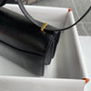CONSTANCE 18 (MINI) LIZARD LEATHER NOIR (BLACK) WITH GOLD HARDWARE (GHW)