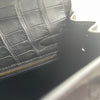 KELLY 28 MATTE MISSISSIPPIENSIS ALLIGATOR LEATHER NOIR (BLACK) WITH GOLD HARDWARE (GHW)