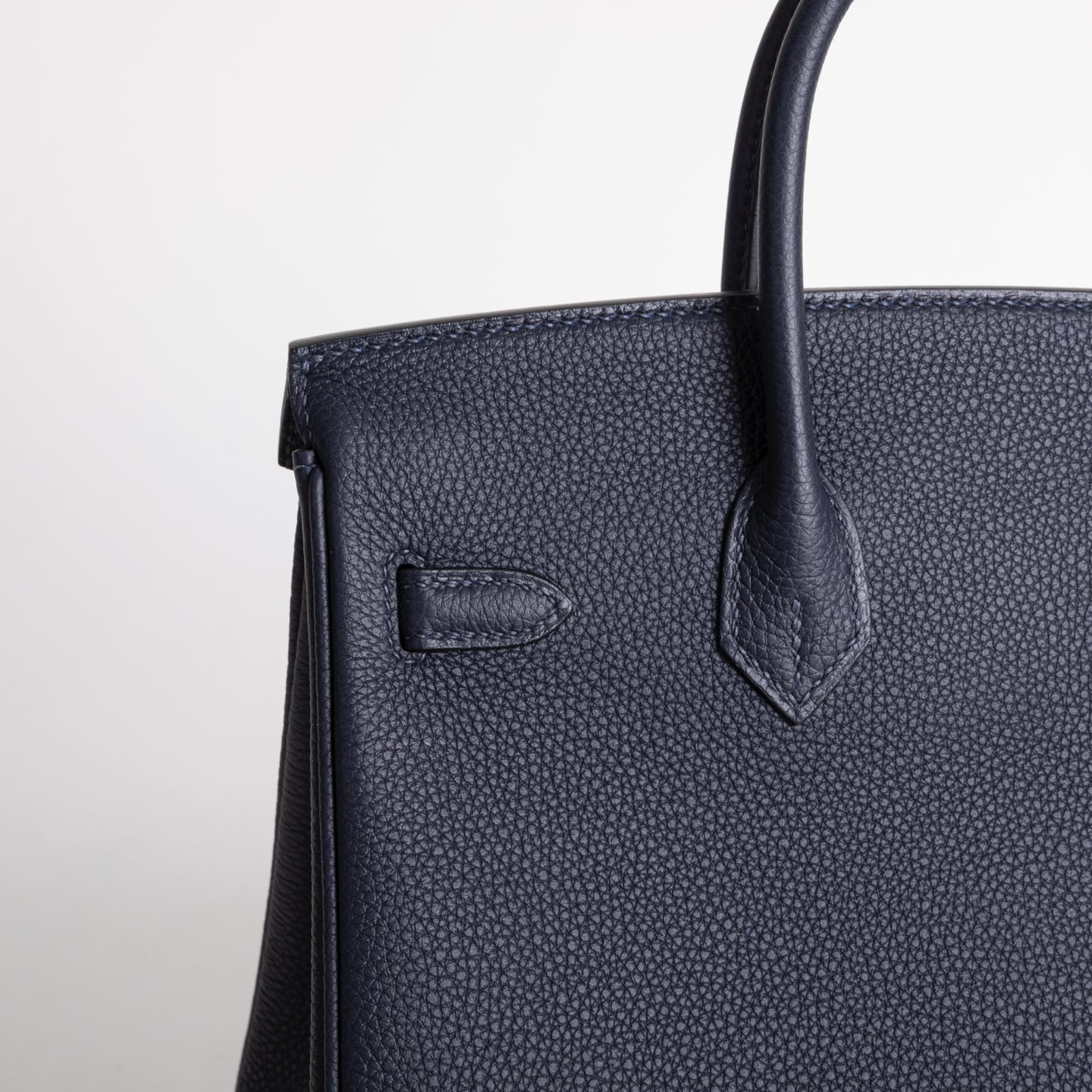 BIRKIN 25 TOGO LEATHER BLEU NUIT WITH PALLADIUM HARDWARE (PHW)