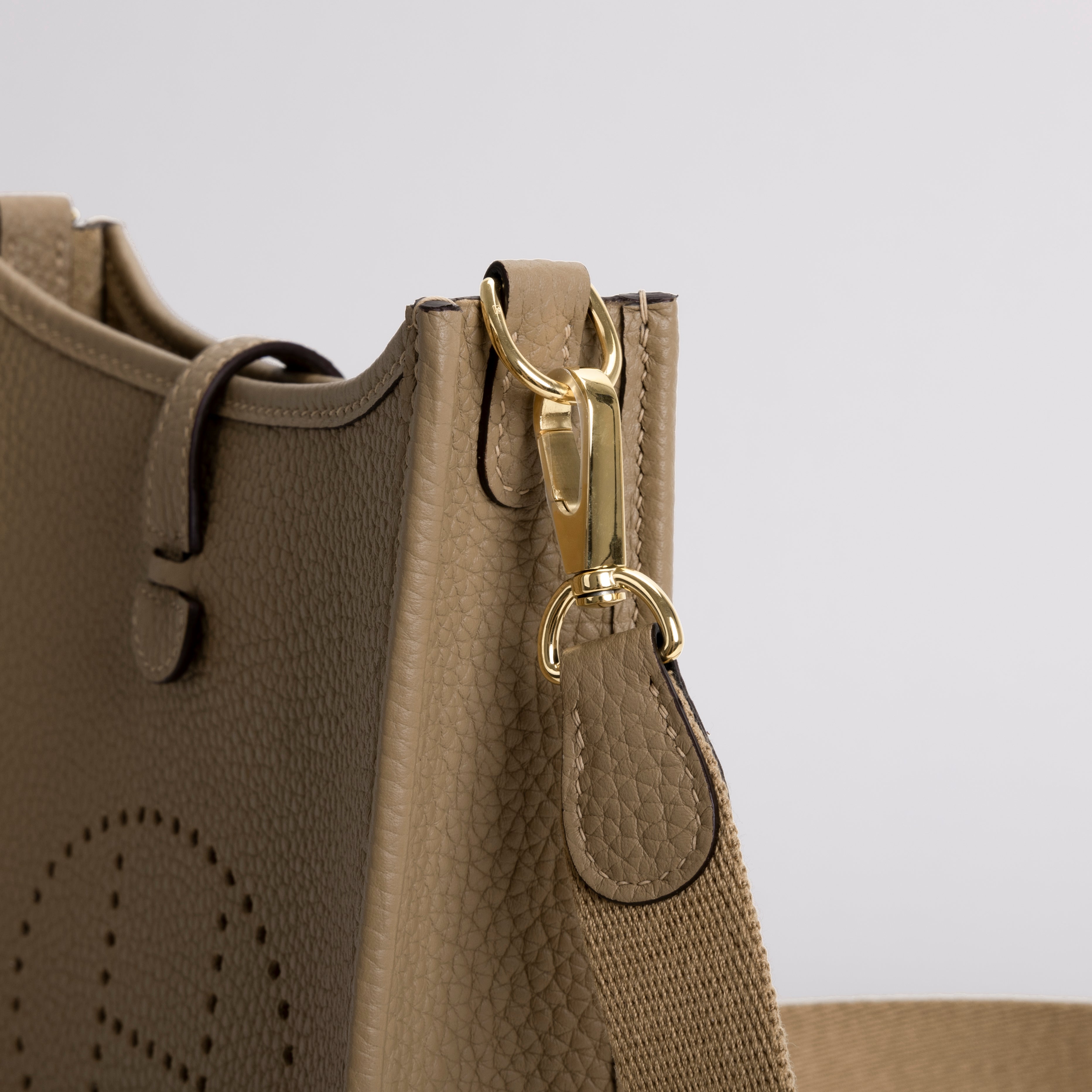 MINI EVELYNE (TPM) CLEMENCE LEATHER CHAI WITH GOLD HARDWARE (GHW)