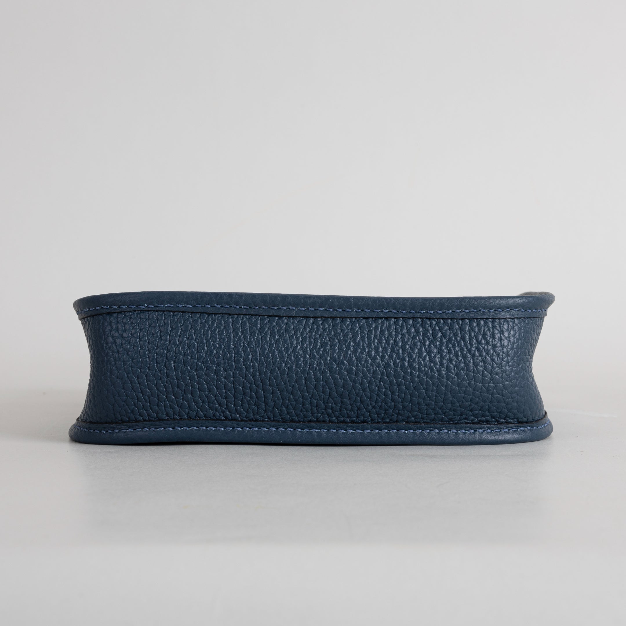 MINI EVELYNE (TPM) CLEMENCE LEATHER BLEU SAPHIRE WITH GOLD HARDWARE (GHW)
