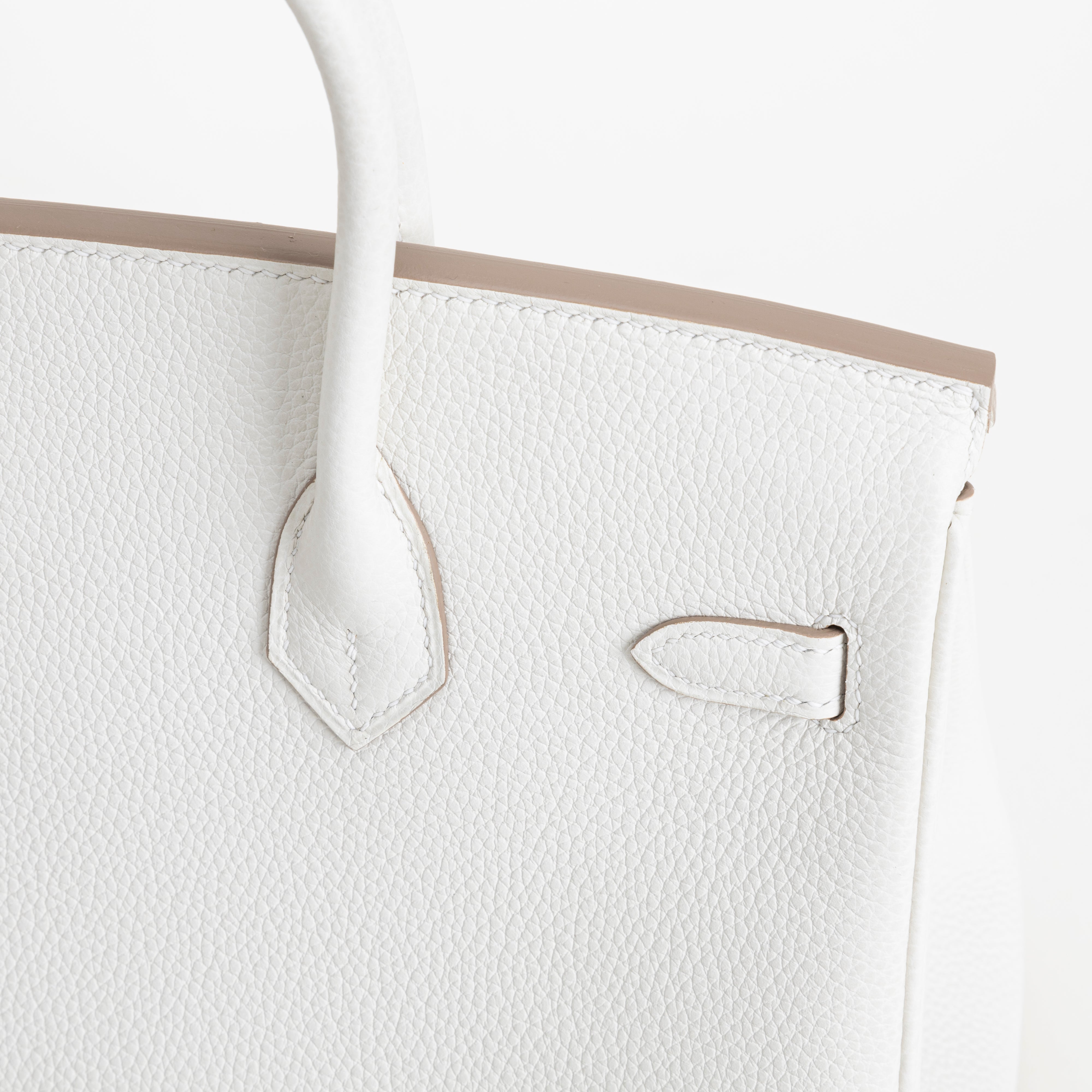 BIRKIN 25 TOGO LEATHER BLANC WITH GOLD HARDWARE (GHW) (Copy)