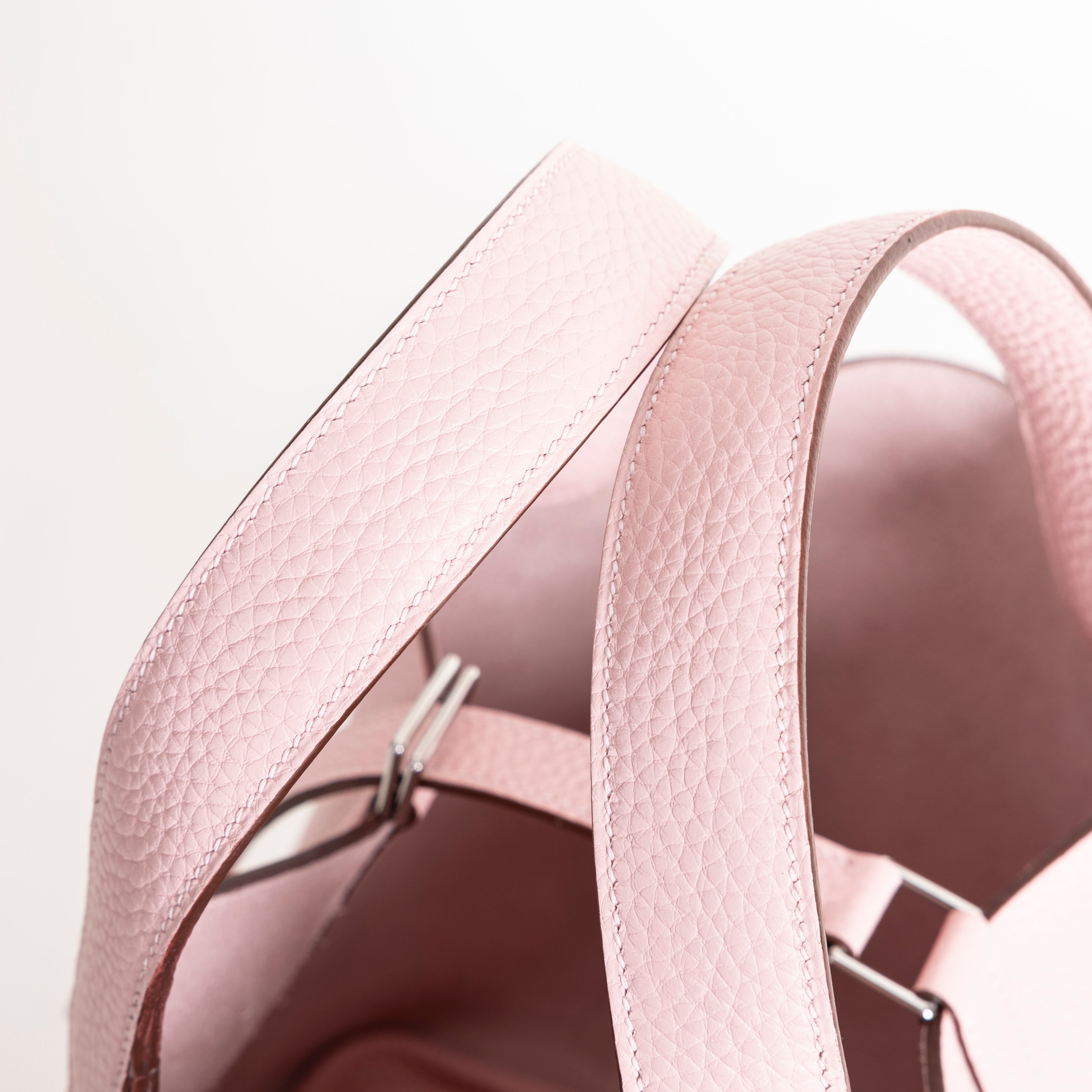 PICOTIN 18 LOCK CLEMENCE LEATHER ROSE SAKURA WITH PALLADIUM HARDWARE (PHW)