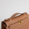 KELLY POCHETTE SWIFT LEATHER GOLD WITH GOLD HARDWARE (GHW)