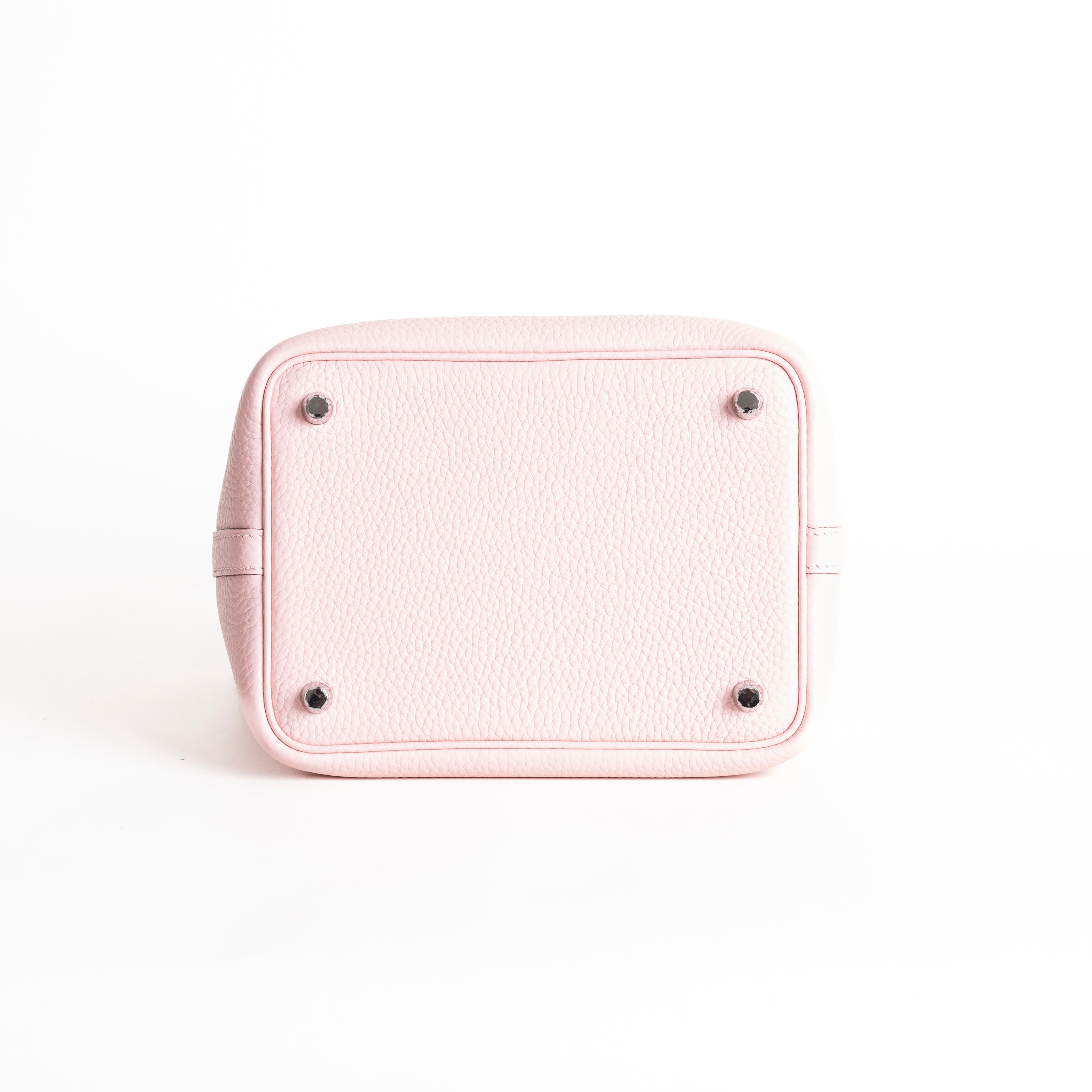 PICOTIN 18 LOCK CLEMENCE LEATHER ROSE SAKURA WITH PALLADIUM HARDWARE (PHW)