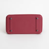 BIRKIN 25 TOGO LEATHER ROUGE GRENAT WITH PALLADIUM HARDWARE (PHW)