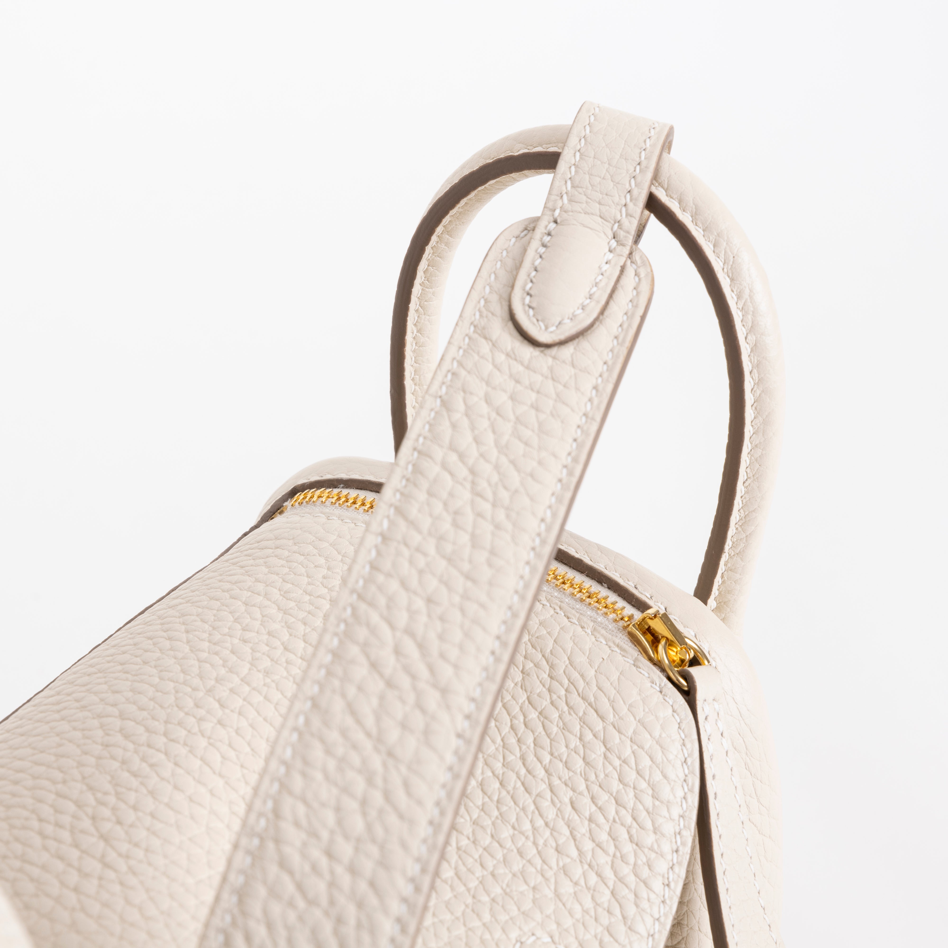 MINI LINDY 20 CLEMENCE LEATHER CRAIE WITH GOLD HARDWARE (GHW)