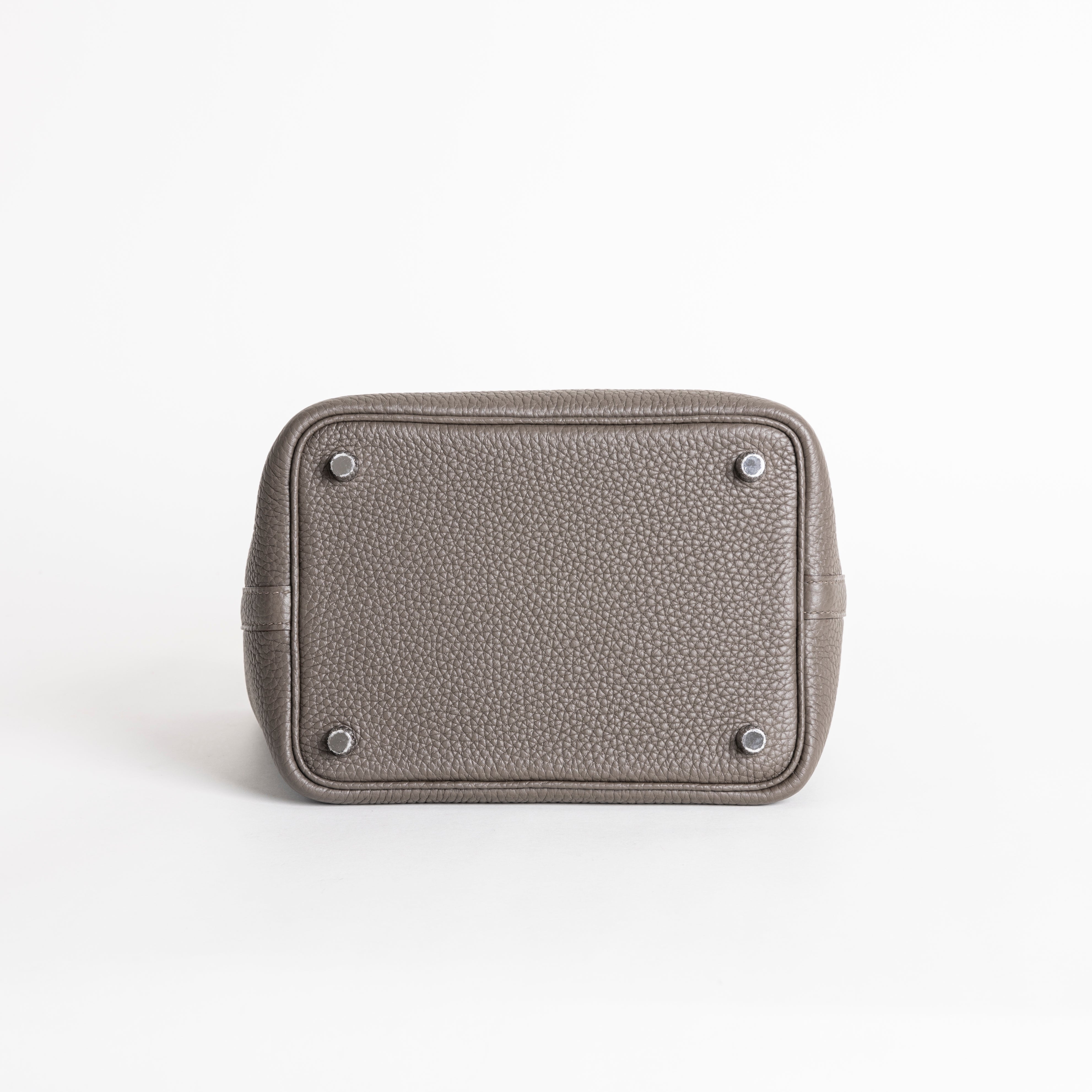 PICOTIN 18 LOCK CLEMENCE LEATHER ETAIN WITH PALLADIUM HARDWARE (PHW)