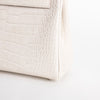 KELLY 25 MATTE MISSISSIPPIENSIS ALLIGATOR LEATHER BETON WITH PALLADIUM HARDWARE (PHW)