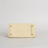 BIRKIN 20 (SELLIER SHAPE) MATTE MISSISSIPPIENSIS ALLIGATOR LEATHER VANILLA WITH GOLD HARDWARE (GHW)
