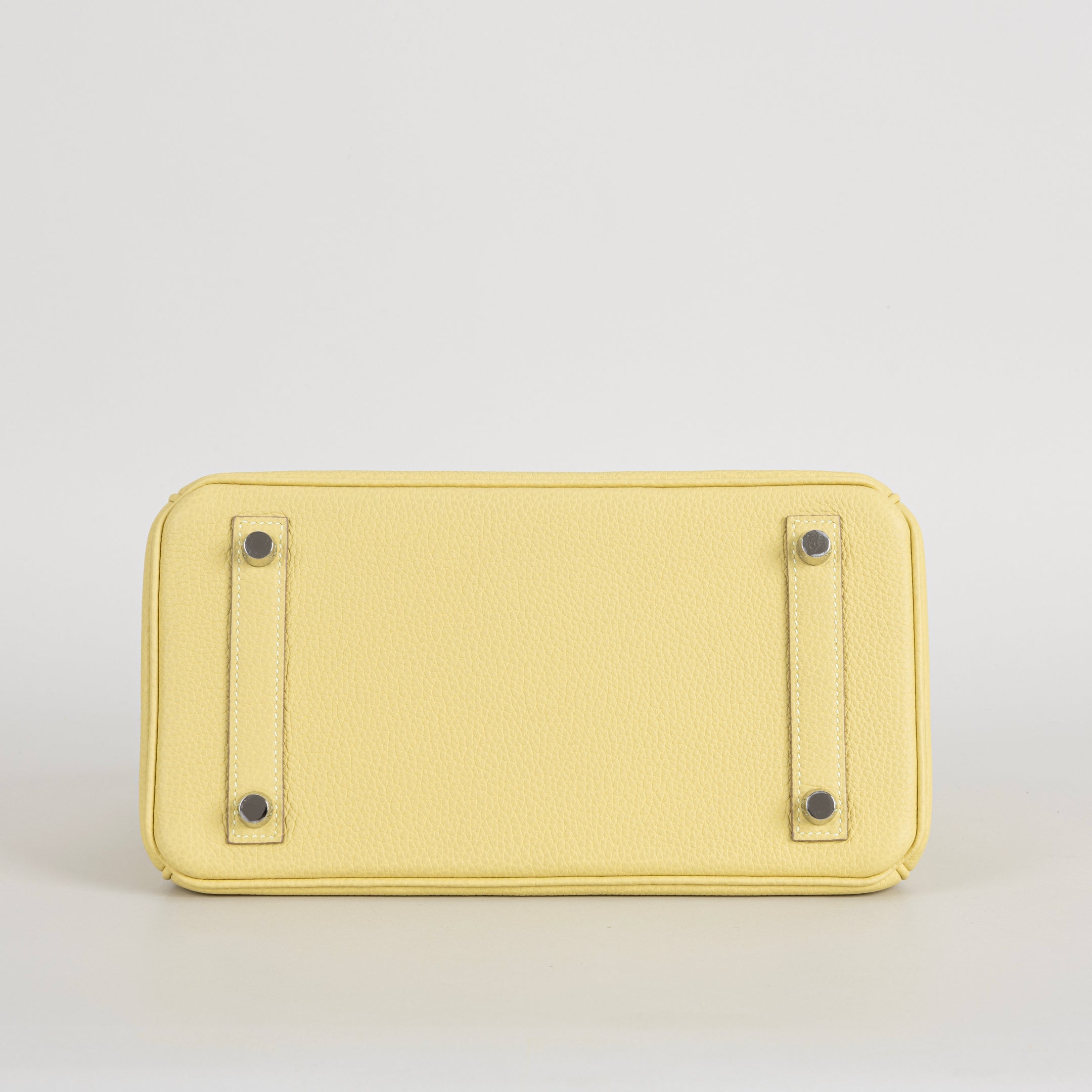 BIRKIN 25 TOGO LEATHER JAUNE POUSSIN WITH PALLADIUM HARDWARE (PHW)