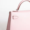 MINI KELLY II (20) CHEVRE LEATHER ROSE SAKURA WITH PALLADIUM HARDWARE (PHW)