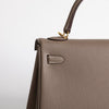 KELLY 25 TOGO LEATHER ETOUPE WITH GOLD HARDWARE (GHW)