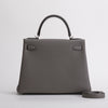 KELLY 28 TOGO LEATHER ETAIN WITH PALLADIUM HARDWARE (PHW)