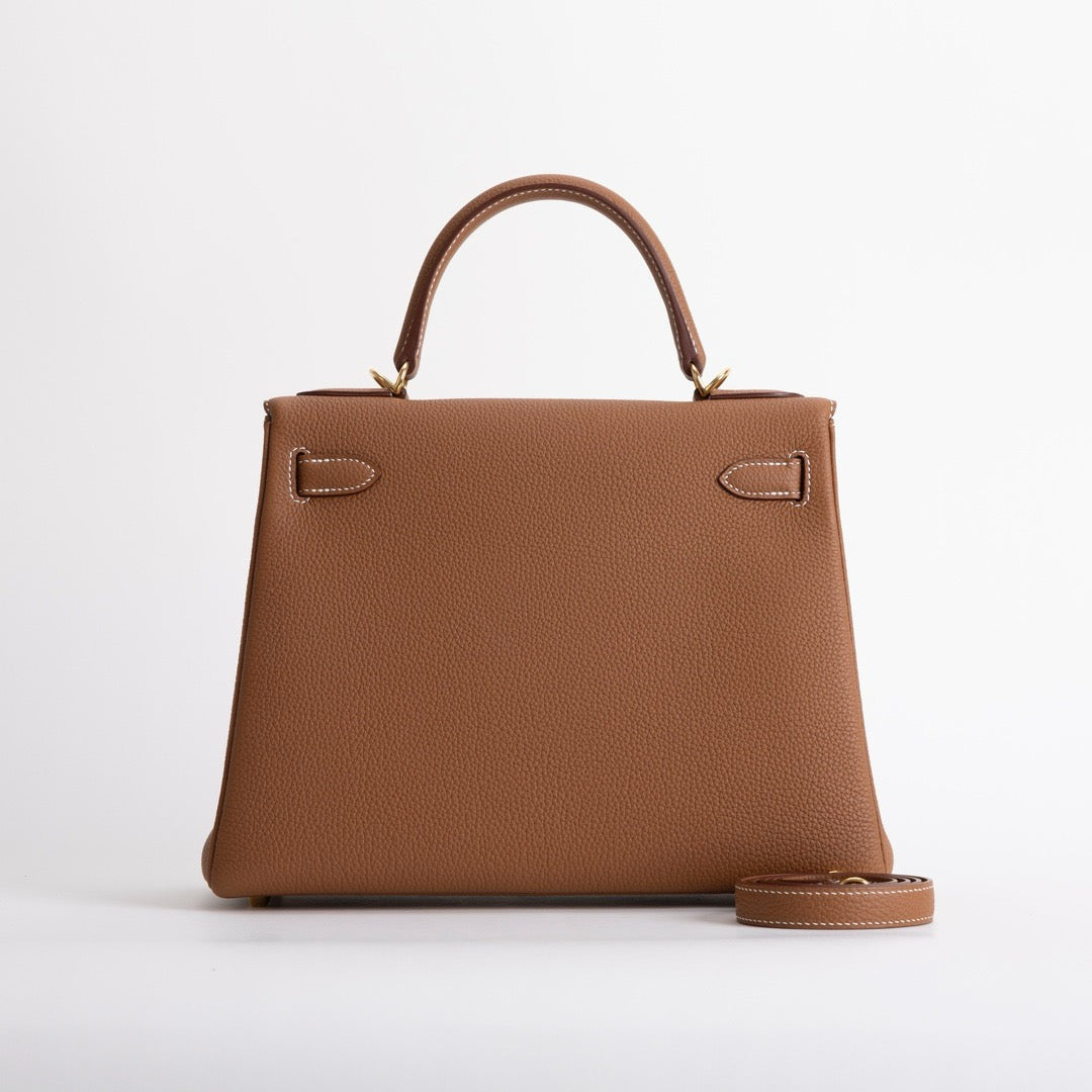 KELLY 28 TOGO LEATHER GOLD WITH GOLD HARDWARE (GHW)