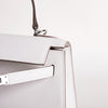 KELLY 25 EPSOM LEATHER GRIS PALE WITH PALLADIUM HARDWARE (PHW)