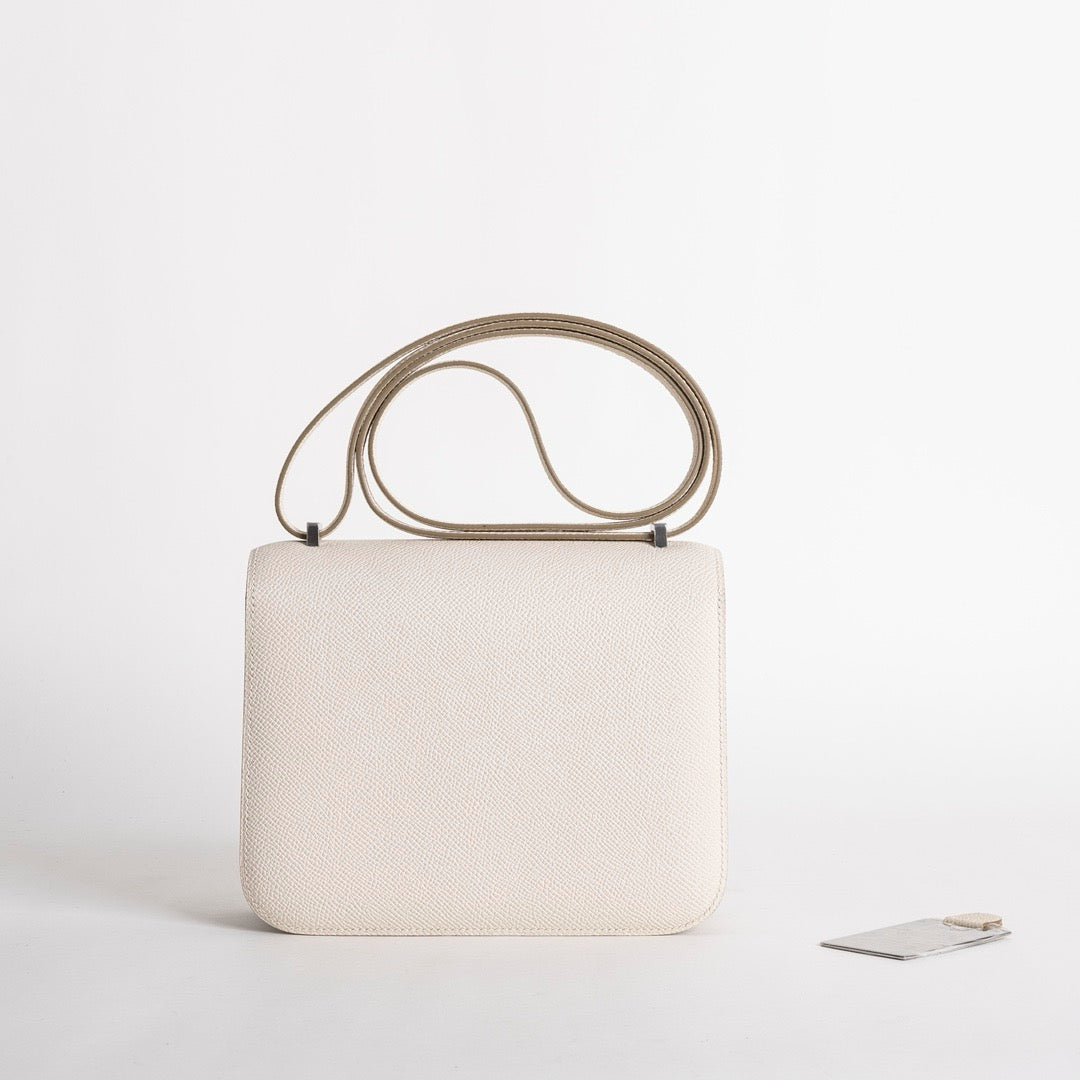 CONSTANCE 18 (MINI) EPSOM LEATHER CRAIE WITH PALLADIUM HARDWARE (PHW)