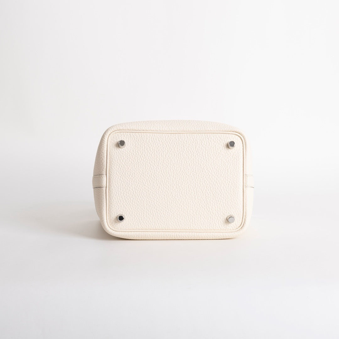 PICOTIN 18 LOCK CLEMENCE LEATHER NATA WITH PALLADIUM HARDWARE (PHW)