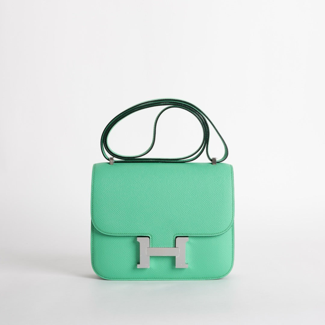 CONSTANCE 18 (MINI) EPSOM LEATHER VERT COMICS WITH PALLADIUM HARDWARE (PHW)