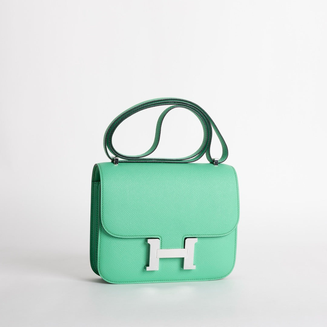 CONSTANCE 18 (MINI) EPSOM LEATHER VERT COMICS WITH PALLADIUM HARDWARE (PHW)