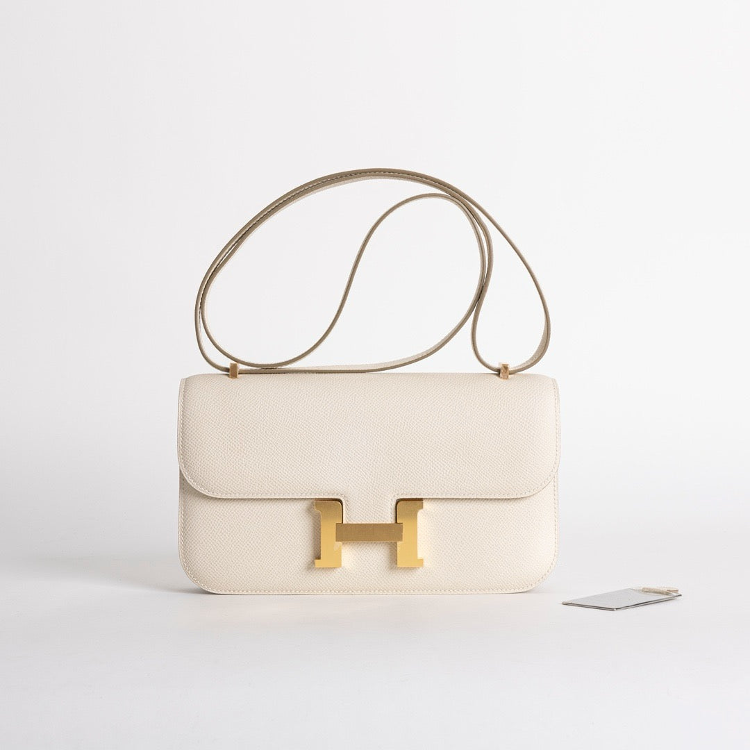CONSTANCE 24 ELAN EPSOM LEATHER CRAIE WITH GOLD HARDWARE (GHW)