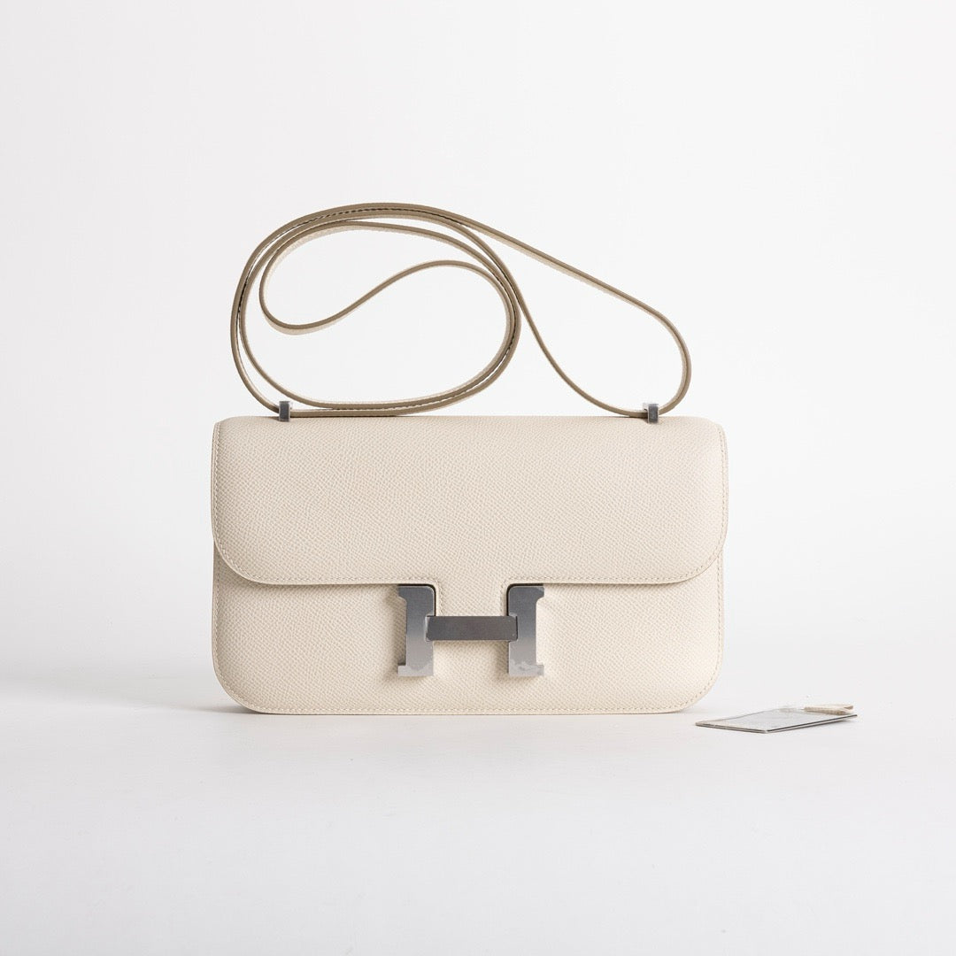 CONSTANCE 24 ELAN EPSOM LEATHER CRAIE WITH PALLADIUM HARDWARE (PHW)