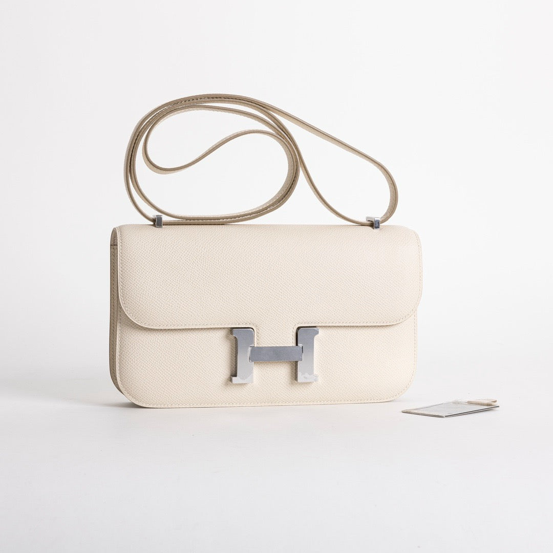 CONSTANCE 24 ELAN EPSOM LEATHER CRAIE WITH PALLADIUM HARDWARE (PHW)