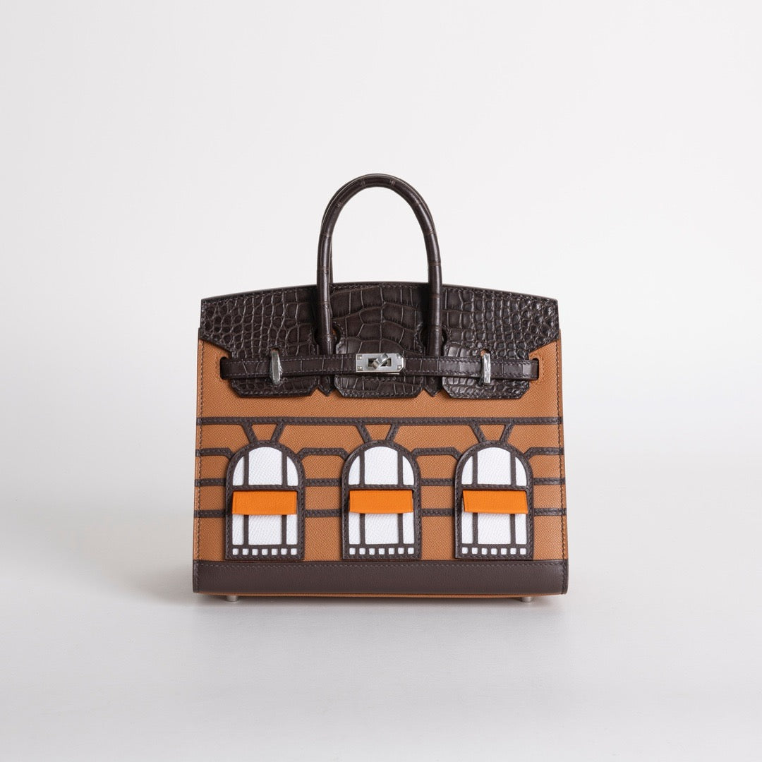 BIRKIN 20 FAUBOURG "DAY" GOLD WITH PALLADIUM HARDWARE (PHW)