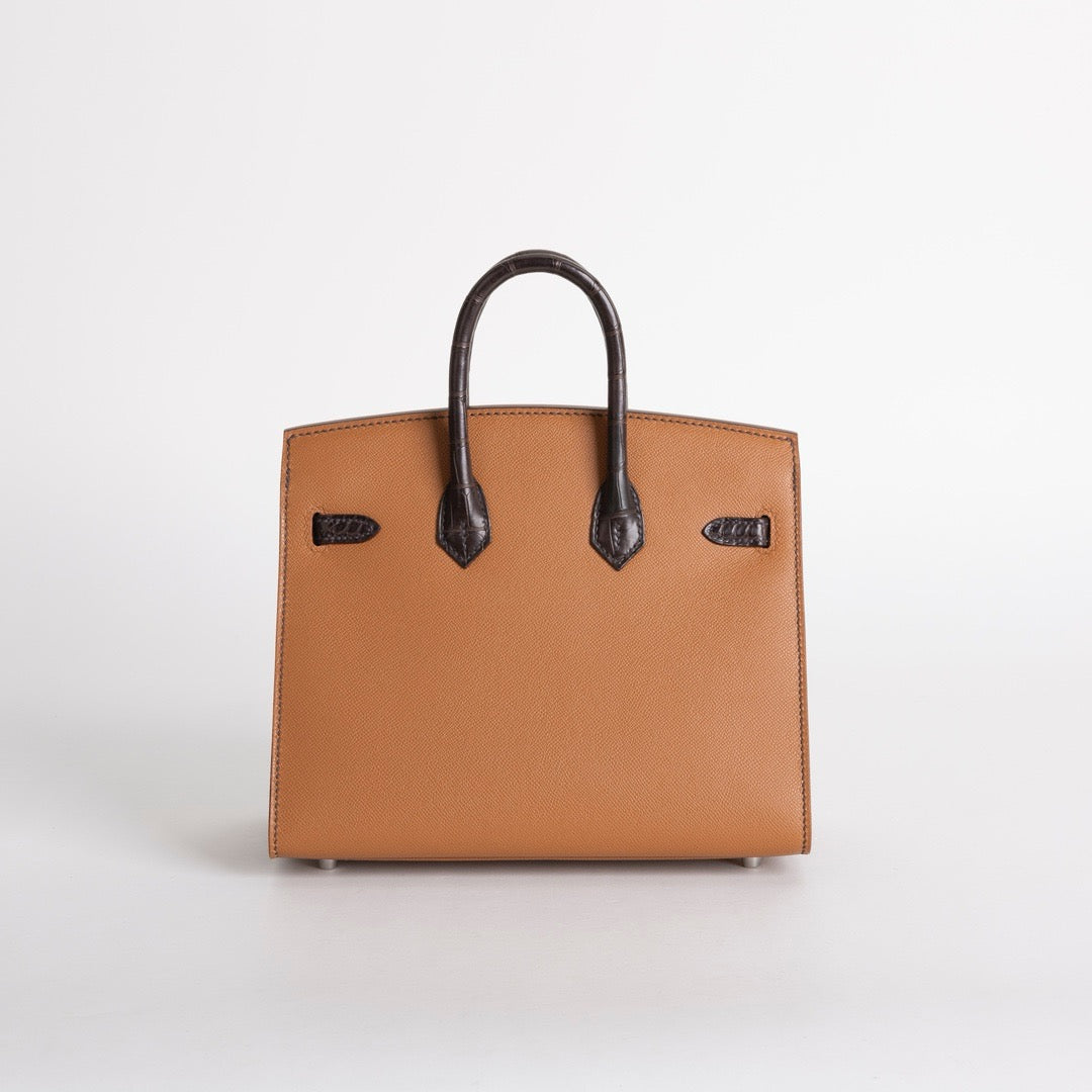 BIRKIN 20 FAUBOURG "DAY" GOLD WITH PALLADIUM HARDWARE (PHW)