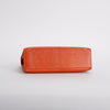 KELLY POCHETTE LIZARD LEATHER ORANGE WITH PALLADIUM HARDWARE (PHW)