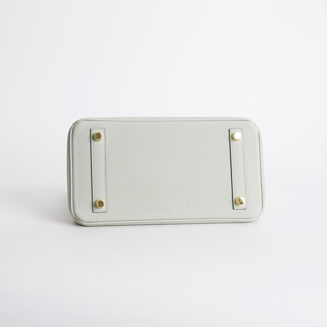 BIRKIN 25 TOGO LEATHER GRIS NEVE WITH GOLD HARDWARE (GHW)