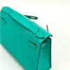 KELLY POCHETTE LIZARD LEATHER VERT VERONE WITH PALLADIUM HARDWARE (PHW)
