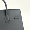 BIRKIN 25 EPSOM LEATHER (SELLIER SHAPE) GRIS MEYER WITH GOLD HARDWARE (GHW)