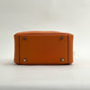 MINI LINDY 20 CLEMENCE LEATHER ORANGE WITH PALLADIUM HARDWARE (PHW)