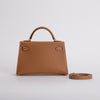 MINI KELLY II (20) EPSOM LEATHER GOLD WITH GOLD HARDWARE (GHW)