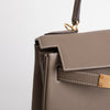 KELLY 28 TOGO LEATHER ETOUPE WITH GOLD HARDWARE (GHW)