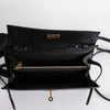 KELLY TO GO CHEVRE LEATHER NOIR (BLACK) WITH GOLD HARDWARE (GHW)